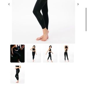 Zyia black cuffed mirage mid-rise 7/8